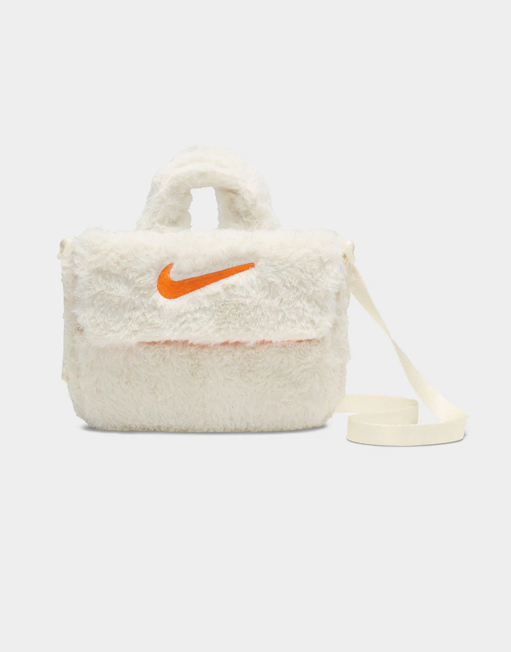 Nike กระเป๋าสะพายข้างเด็กโต Faux Fur