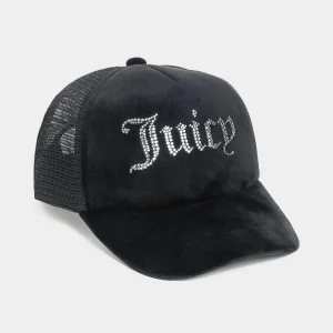 Juicy Couture หมวกแก็ป Truck Plain Diamond Ribbon
