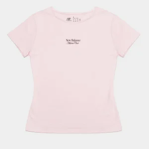 New Balance เสื้อยืดผู้หญิง LOGO SLIM